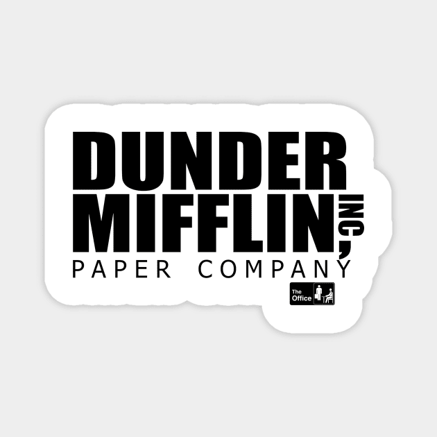 Dunder Mifflin Inc. Magnet by DavidLoblaw