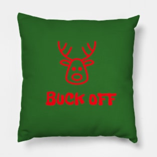 Buck Off Pillow