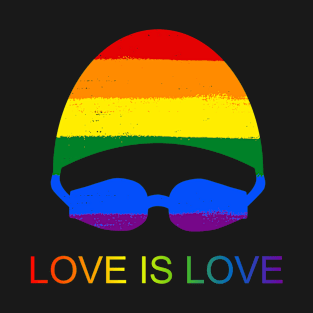 Love is Love - Pride Rainbow Swimming T-Shirt