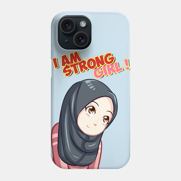 I Am Strong Girl ! Phone Case by Nizartdesign