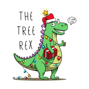 The Tree Rex - Christmas Kids Dinosaur - Funny & Cute - Xmas Pet Dino T-Shirt