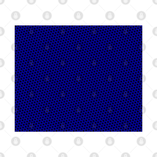 Pattern hexagon blue on black background by la chataigne qui vole ⭐⭐⭐⭐⭐