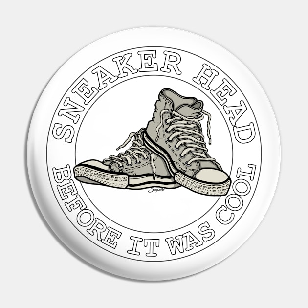 SNEAKER HEAD BEFORE IT WAS COOL white hightops Pin by ScottyGaaDo