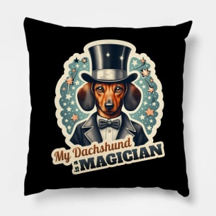 Magician Dachshund Pillow