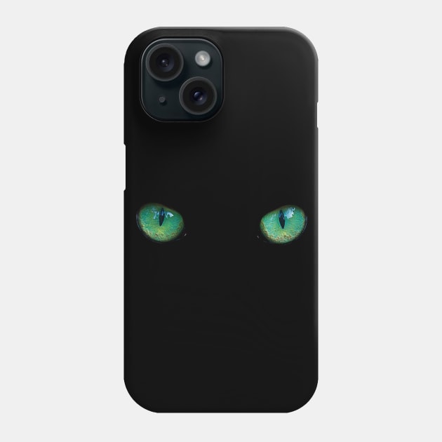 Cat eyes (Cheshire cat style)- Catshirt - Cats lover / Animals lover / Vegan - gift idea Phone Case by Vane22april