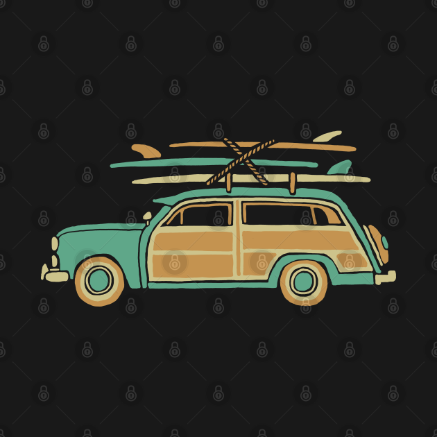 Surf Car - Surf - T-Shirt