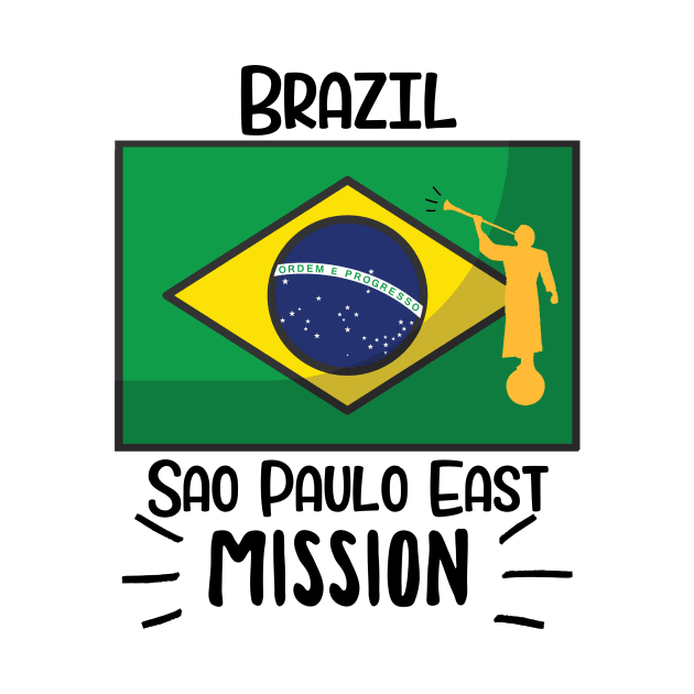 Brazil Sao Paulo East Mormon LDS Mission Missionary Gift Idea by TruckerJunk