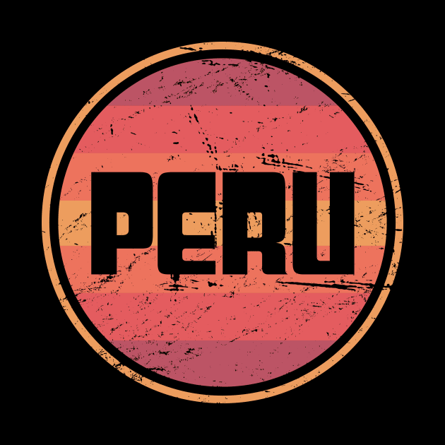 Retro Peruvian PERU by MeatMan