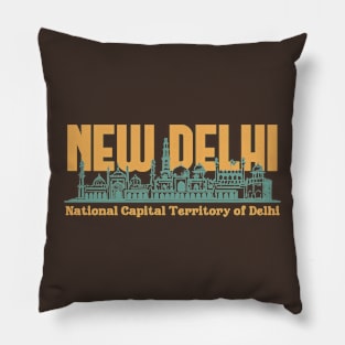 New Delhi - India Pillow