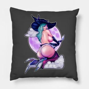 CRISTAL BROOM WITCH Pillow