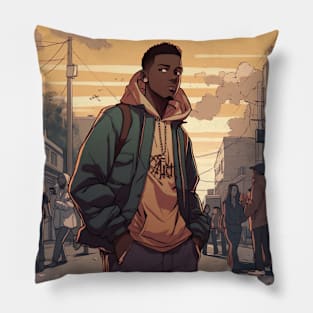 Rap & Hip Hop Music Album Cover - Anime Wallpaper Pillow