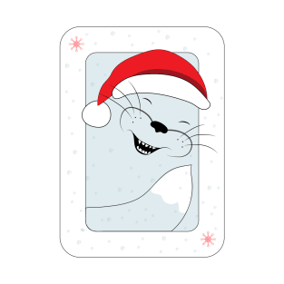 Cheshire Cat in Santa Hat T-Shirt