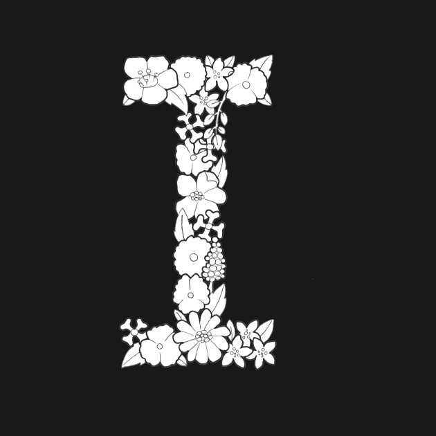 Floral Letter I by Litedawn