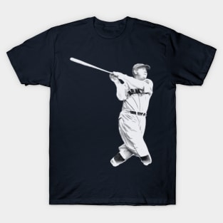 Babe Ruth Yankees Sultan of SWAT T-Shirt from Homage. | Ash | Vintage Apparel from Homage.