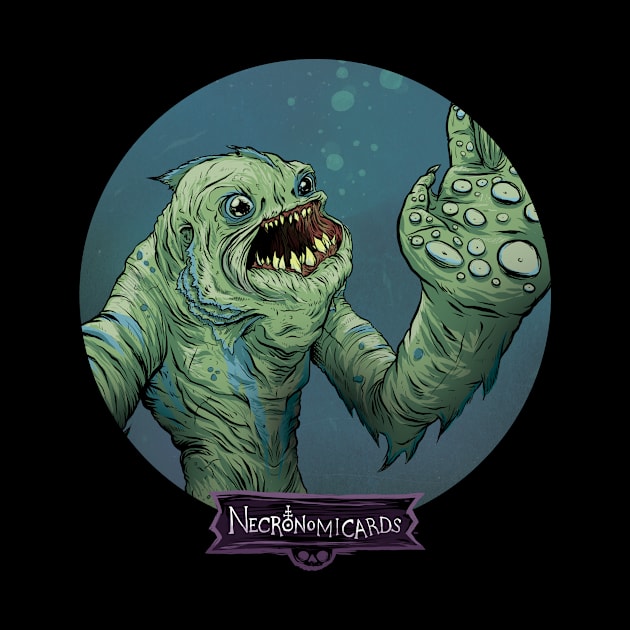 NecronomiCards - Dagon by andyhuntdesigns