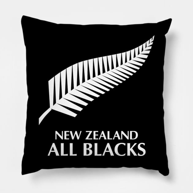 All Blacks Pillow by Pawsitivity Park