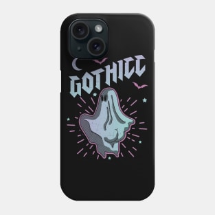 Gothicc Thicc Goth Aesthetic Pastel Cute Ghost Halloween Phone Case