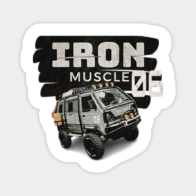 iron muscle 06 Magnet by hot_issue