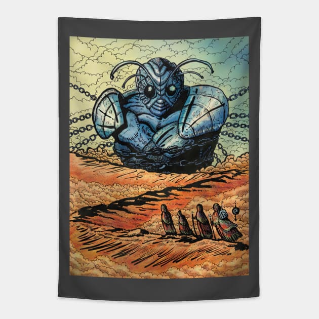 Unchain my soul! Tapestry by THERENDERSHOW