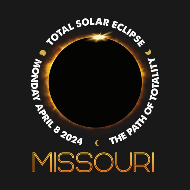 MISSOURI Total Solar Eclipse 2024 American Totality April 8 by Sky full of art