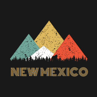 Secret Sasquatch Hidden Retro New Mexico with Hiding Bigfoot T-Shirt