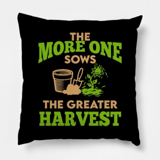 Farming Sows Harvest Pillow