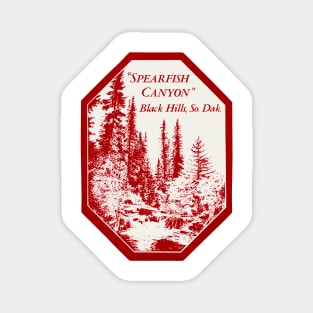 1940 Spearfish Canyon South Dakota Magnet