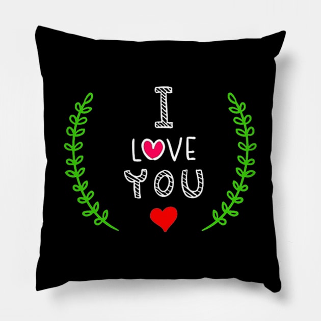 I Love you Pillow by richercollections