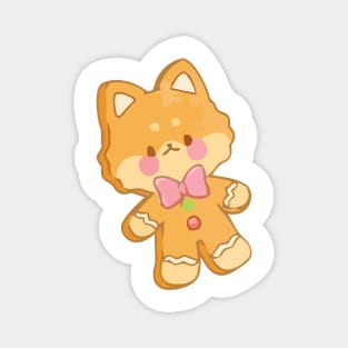 gingerbread cat Magnet