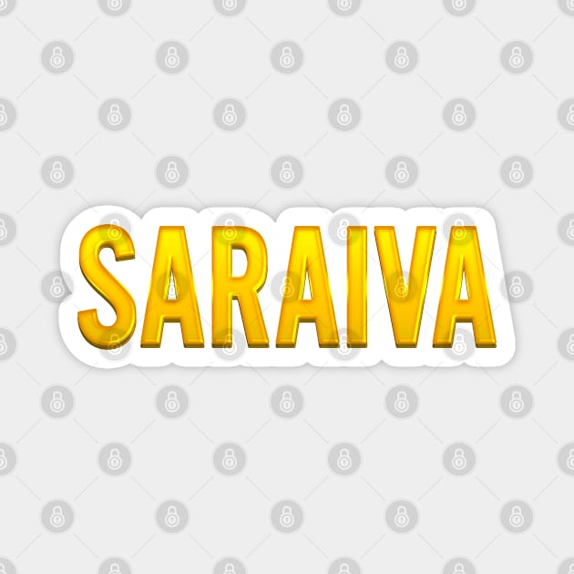 Saraiva Family Name Magnet by xesed