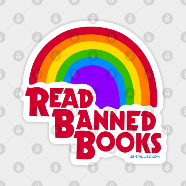 Read Banned Books Magnet by Jen Talley Design