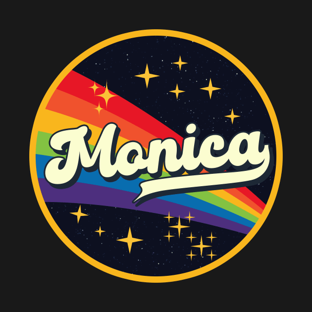 Monica // Rainbow In Space Vintage Style by LMW Art