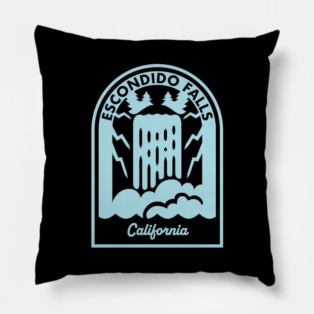 Escondido Falls California Pillow by HalpinDesign