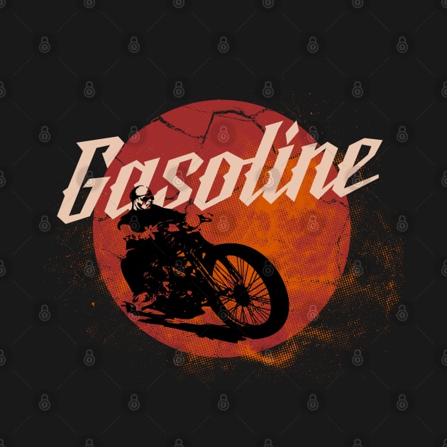 Gasoline fireball power oil motorcycle club rider by SpaceWiz95