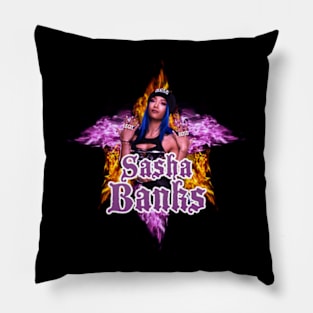 sasha banks // WWE FansArt Pillow