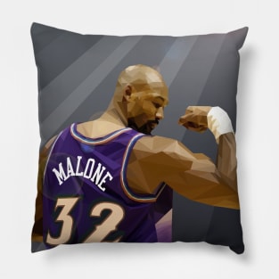 Karl Malone Low Poly Flex Pillow