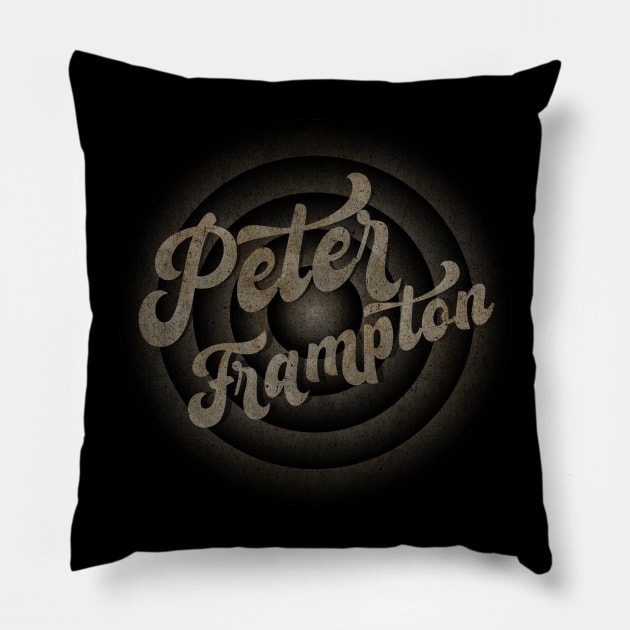 Peter Frampton - Vintage Aesthentic Pillow by vintageclub88