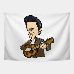 Johnny Cash and Guitar Tapestry