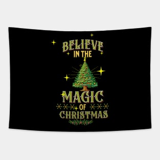 BELIEVE IN THE MAGIC OF CHRISTMAS Tapestry