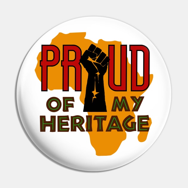 Proud of my heritage Pin by Sinister Motives Designs