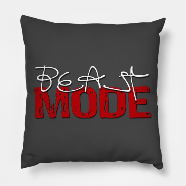 Beast Mode Pillow by Girona