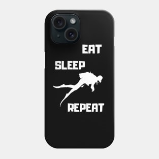 Eat Sleep Snorkeling Repeat Phone Case