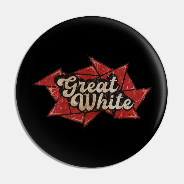 Great White - Red Diamond Pin by G-THE BOX