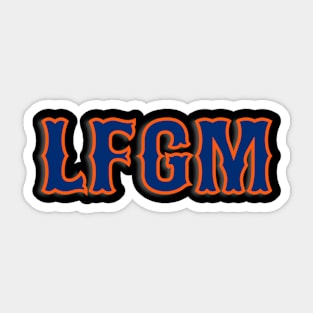 LFGM Let's Go Mets Sticker for Sale by SmithDigital