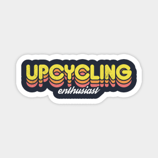 Retro Upcycling Enthusiast Magnet