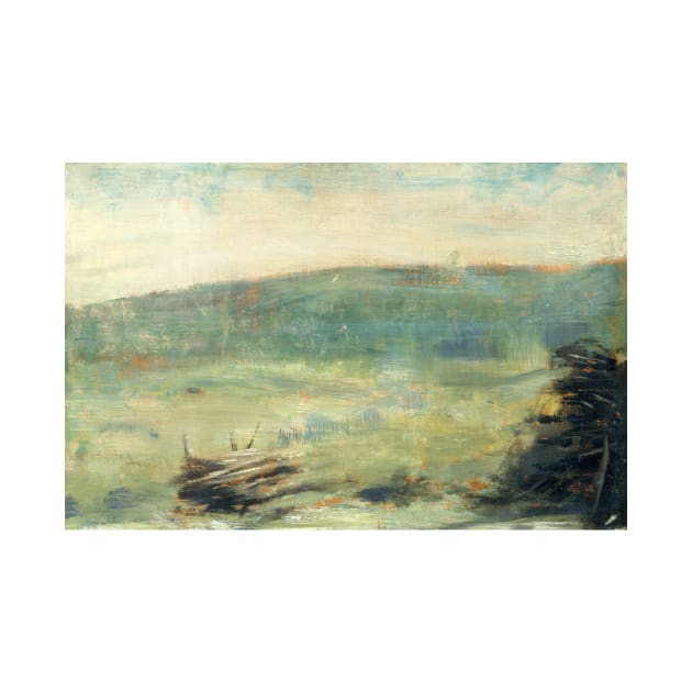 Landscape at Saint-Ouen by Georges-Pierre Seurat by Classic Art Stall