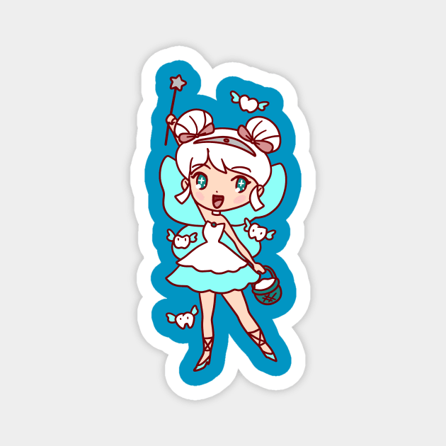 Tooth Fairy Girl Magnet by saradaboru