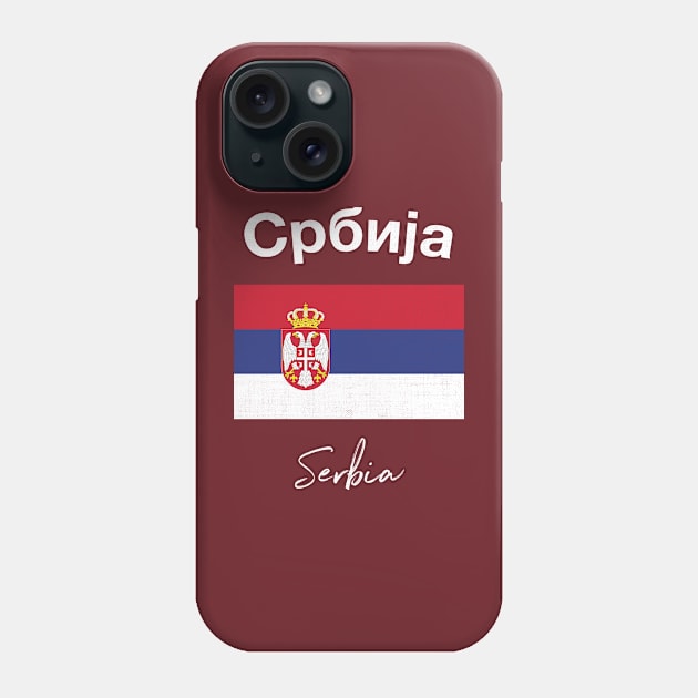 Serbia Flag Phone Case by phenomad