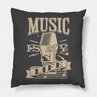 Music is my life Pillow