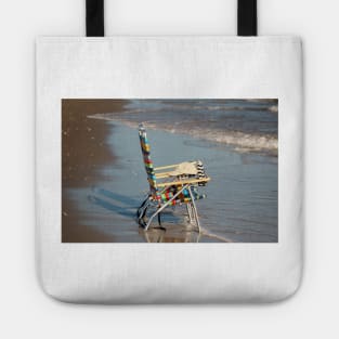 Beach Chairs Waiting Tote